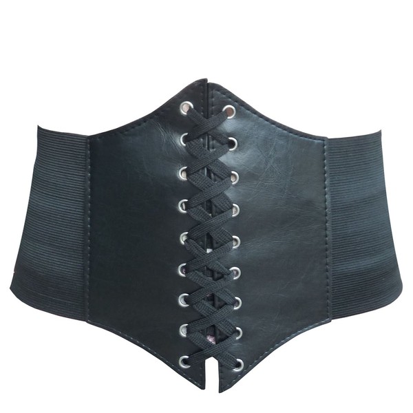 Hoerev Women's Girls’ Wide Elastic Belt Elastic Waspie Corset with