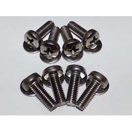 (8) - M4x12mm Regular Length Bolts for TVs & Monitors 29" or Smaller • Wall Mount Bracket to TV • VESA 75x75, 100x100 or 100x200 • Stainless