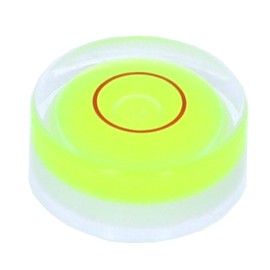 EBISU R20 Horizontal Device Round Bubble Tube, For Machine Mounting, Green, Depth 0.8 x Height 0.33 x Width 0.8 inches (2 cm)