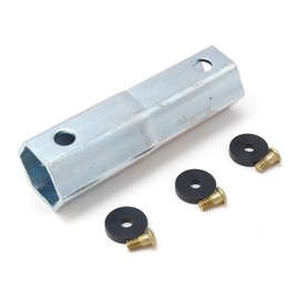 Fit Price Pfister 910-374 and 910-385 Shower Stem 3/8-Inch Neoprene Washers and Screws With Socket Wrench - By Plumb USA