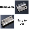 Angelkiss TY1K 0 4 Pcs Small Flag Stainless Steel Detachable