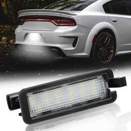DouMmantn License Plate Light for Charger 2015-2023, for Challenger, for Chrysler 300, for Compass 2017-2022, LED Tag Light Replacement 6000K, White Tag Lamp, 1 Piece
