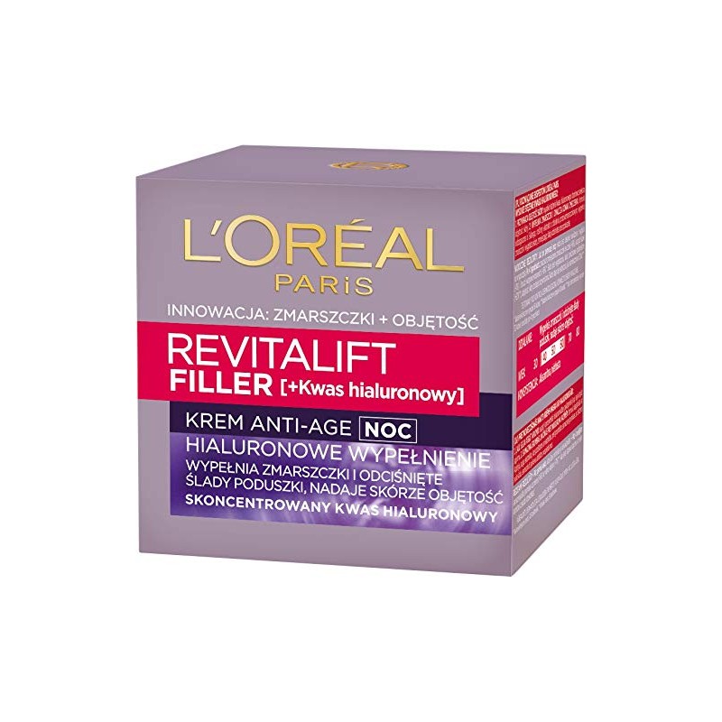 L'oreal Paris Revitalift Nutrient Filler Night Cream 1 x 50