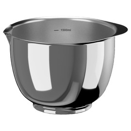 Rosti Margrethe Mixing Bowl, Dough Bowl, Metal Bowl, Salad Bowl, 1.5 Litre Stainless Steel