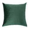 Pack of 2, Velvet Super Soft Solid Decorative Square Throw