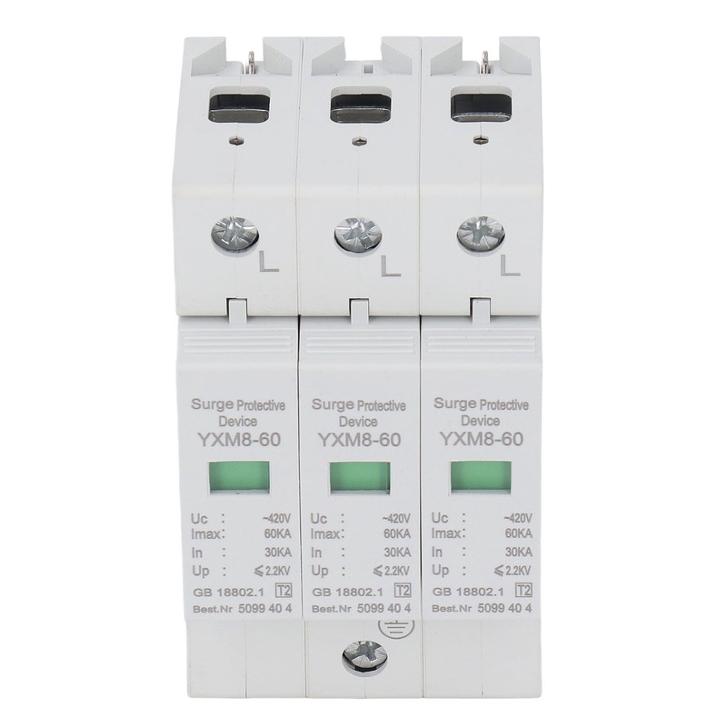 3P Surge Protective Device Flame Retardant PC Material Voltage Protection