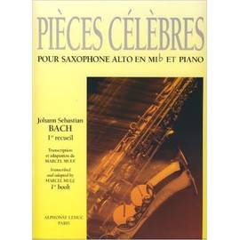 バッハ, J. S.: アルト・サクソフォンのための編曲作品集 第1巻/ルデュック社/サクソフォンとピアノ