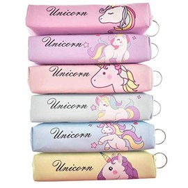 Pencil Case – Pen Holder – Pens – School – Office – Cosmetic Bag – Shiny – Iridescent – Mother of Pearl – Unicorn – Children – Woman – Gift Idea for Christmas and Birthday – Kawaii yellow