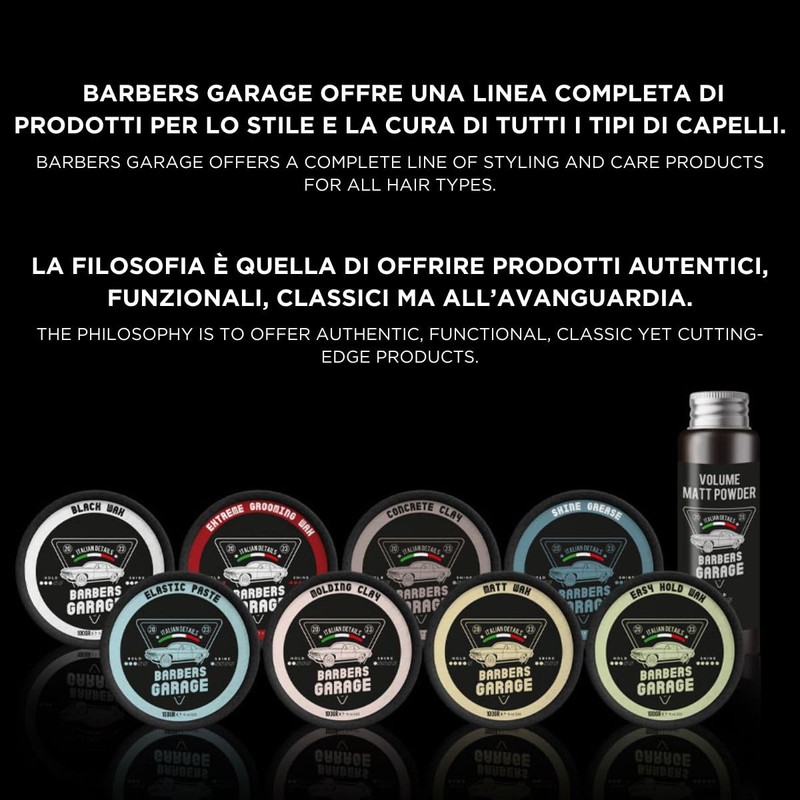 Barbers Garage Matt Wax - Hair Wax - Natural Effect