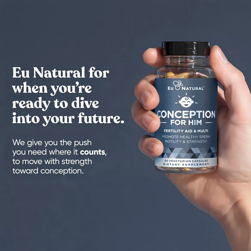 Eu Natural Inositol Concepcion Fertilidad Hombres 60 Capsulas Sabor S/n