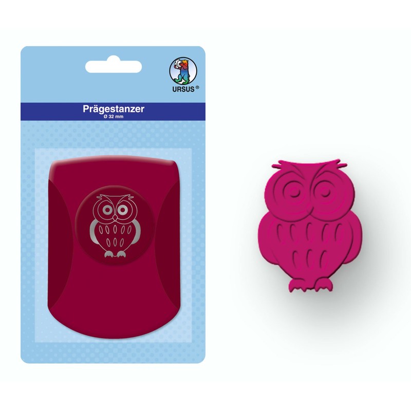 Ursus 19670092 - Owl Hole Punch, Motif Size Approx. 32
