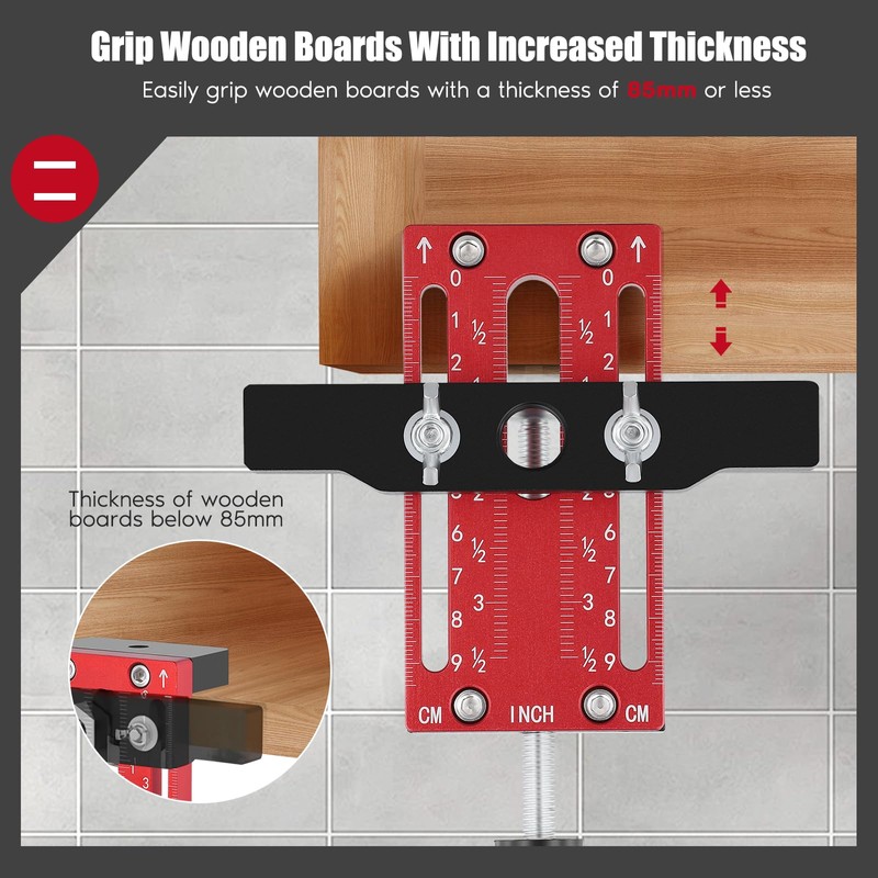 Adjustable Cabinet Door Installation Positioner with Door Rebounder,Cabinet Door Mount