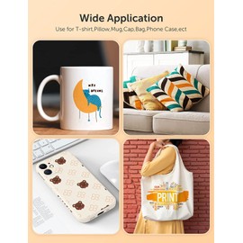 Hiipoo 500ML Sublimation Ink Refill for ET2400 ET-2720 ET-2760 ET-2800 ET-2803 ET-2850 ET-4800 ET-15000 ET-3760 Inkjet Printer Heat Press Transfer on Mugs T-Shirts Pillows (Upgrade Version)