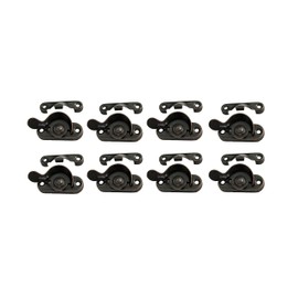 QCAA Steel Window Sash Lock, CTC 2", Antique Copper, 8 Pack, Made in Taiwan