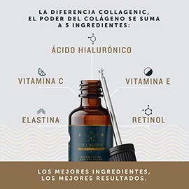 Collagenic  Serum Facial Antioxidante con Vitamina C y Colgeno Unifica el Tono de la Piel, Ilumina, Hidrata y Suaviza Serum de Da  50 ml              