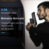 KENRONE Biometric Trigger Lock, IP66 Waterproof Fingerprint Gun Lock, Unlock