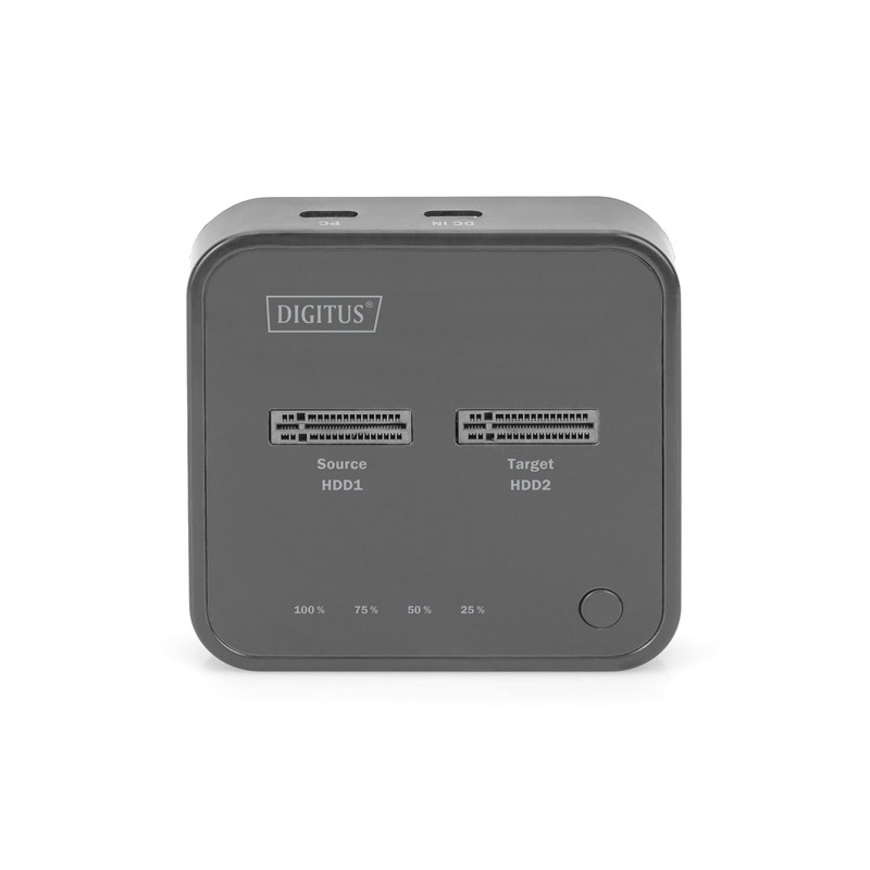 DIGITUS Dual M.2 NVMe SSD Docking Station - USB Type-C