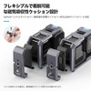 TELESIN Aluminum Alloy Cage for GoPro 13/12/11/10/9, Protective Frame Compatible