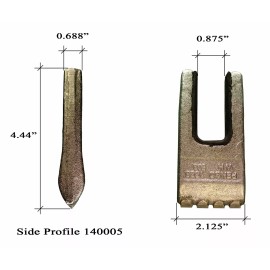 Pengo 1656 Fast Lock MD Utility Carbide Auger Tooth - 140005