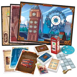 Clementoni - 16731 - Unlock the door - City escape room board game for children aged 8 years, board game, Italian version, 1 - 6 players - Made in Italy, Multicolor, Regular