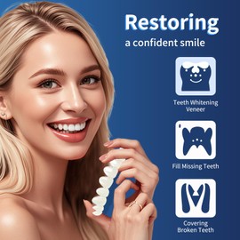 Tooth Repair Kit，Temporary Natural Shade for Filling The Gap, Moldable Thermal Beads Replacement Kit Replace The Missing or Broken Tooth-6PCS-Z02