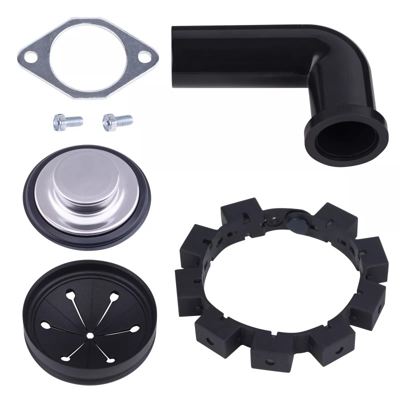 Eco Logic 1.25 HP Kitchen Garbage Disposal, Brushed Nickel Flange