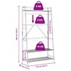 Heemab Clothes Rack with Shelves and Hanging Rod, Multifunctional Organizer