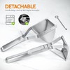 KISPATAI Potato Ricer,Multifunctional Fruit Vegetable Masher for Smooth Fluffy Mashed
