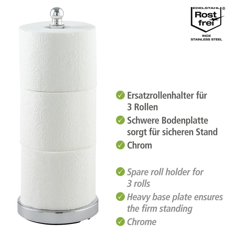 Spare Toilet Roll Holder Viterbo - 36 cm high