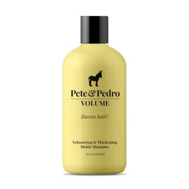 Pete & Pedro Volumen - Champú Para Hombre Con Biotina Voluminizante Y Engrosante | Como Se Ve En Shark Tank, 8.5 Oz.