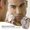 Electric Mini Beard Trimmer USB Rechargeable Floating Head Precise Trimming