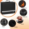 IBVIVIC Fire-resistant Photo Storage Box, Photo Organizer with 18 Inner