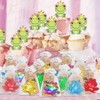 KeeStar 20 Pack Frog Sequin Keychains Party Favors for Reptile