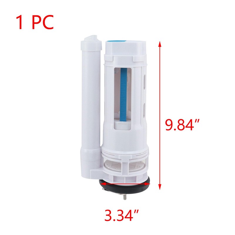 T Tulead Toilet Push Button Valve Replacement Flush Toilet Dual