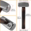 3lb Blacksmith Hammer Bladesmith Forge Engineer Drilling Stubby Hammer Handmade