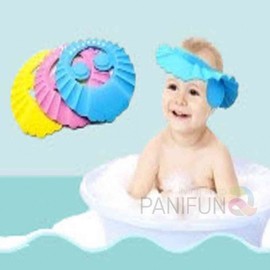 Funny Baby Shampoo Cap with Ear Protectors Ear Protection Shampoo Cap - Pink 5ea