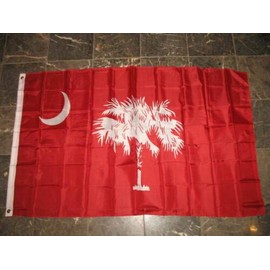 Trade Winds 3x5 State of South Carolina SC Red Flag 3'x5' Banner Brass Grommets Premium Fade Resistant