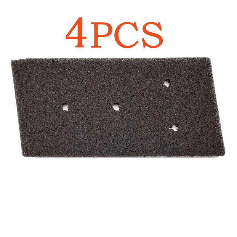4X Foam Sponge Filter 8015250474909 Replacement for Bauknecht Privileg Whirlpool