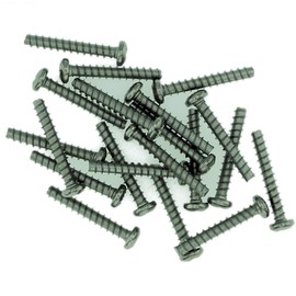 D3 (3mm x 10mm) Pozi Pan Screws for Plastic (Trilobular) - Stainless Steel (A2) (Pack of 20)