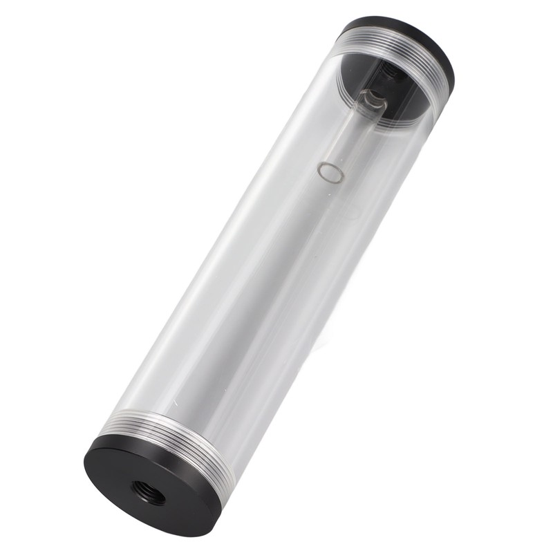 Water Cooling Reservoir 210mm/8.3in Length Acrylic Plastic Material 3 Holes