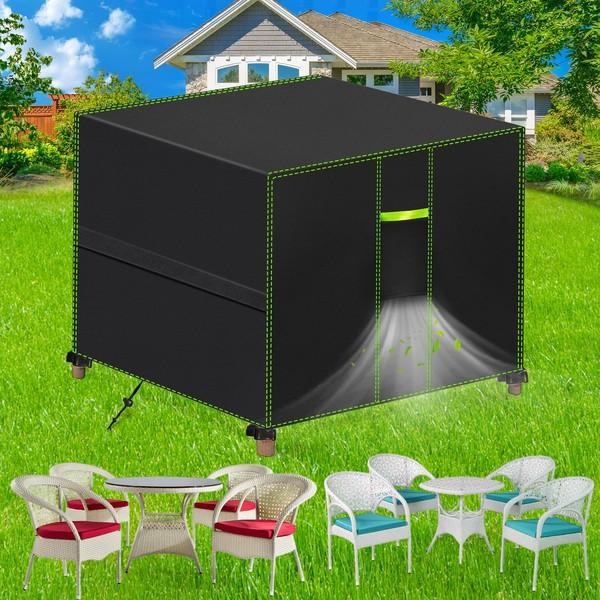 FORTRY Cover Garden Furniture Waterproof, Winterproof Protective Cover Garden Furniture,