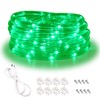Areful Green Rope Lights,16ft Waterproof, Connectable and Flexible LED Strip