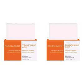 Jabón Facial Kójic Tranexámico 30g Mancha Melasma (2 Piezas)