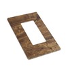 Rustic Farmhouse Decorative Light Switch Cover Plate 1 Gang Rocker