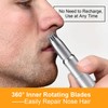 Aiwaiufu Premium Manual Nose Hair Trimmer for Men & Women,
