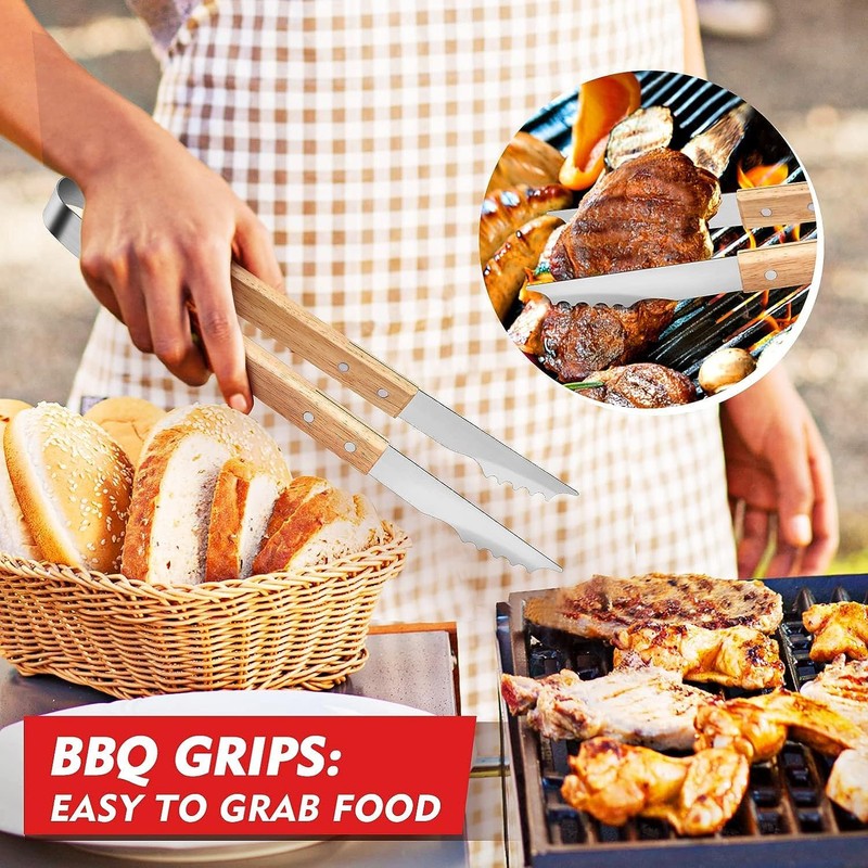 Multifunctional BBQ Grill Tool Set/Barbecue, 5 Pieces with Carry Bag,