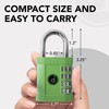 Padlock 4 Digit Combination Lock - for Gym School Locker,