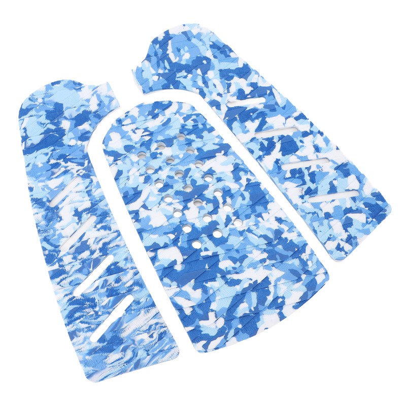 3pcs EVA Surfboard Deck Traction Pad Non Slip Grip Double