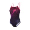 ZONE3 Women's Cosmic 2.0 Colour Blast Strap Back Swimming Costume,