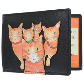 Mala Kitty Crew Collection Leather Travel Card/Season Ticket Holder 620TC_36 Black